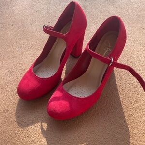 J Adams Bold Red Heels